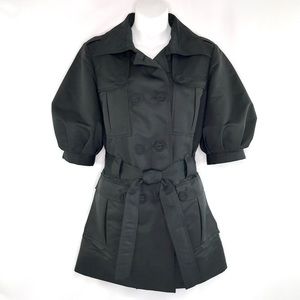 St. John (SoCa) Blk Jkt Light Spring Trench Sleek